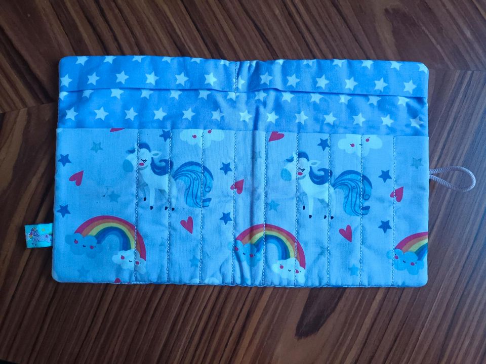 Stifterolle Einhörner Regenbogen Mäppchen Etui Handmade Etsy in Bielefeld