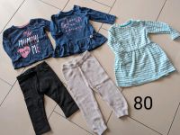 Mädchen Set 80 Hose Pullover langarm Kleid Bayern - Kümmersbruck Vorschau