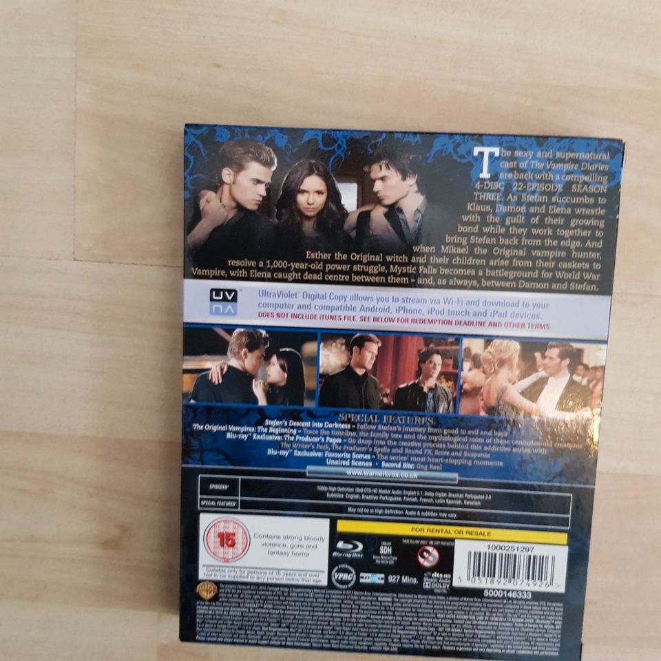 The Vampire Diaries: Staffel  3 - UK Import (Blu Ray) in Friedrichsdorf