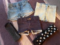 3 x Jeans- Shorts kurze Hosen 104 Mädchen + 2 Strumpfhosen Brandenburg - Potsdam Vorschau