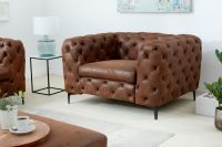 Eleganter Chesterfield Sessel | Modern Barock | antik braun Hamburg-Mitte - Hamburg Rothenburgsort Vorschau