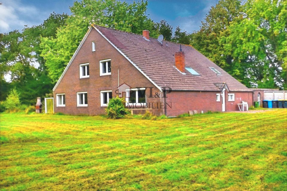 NEUER PREIS - Großzügiges Einfamilienhaus mit 5.000 m² Grundstück am Ortsrand von Aurich in Aurich