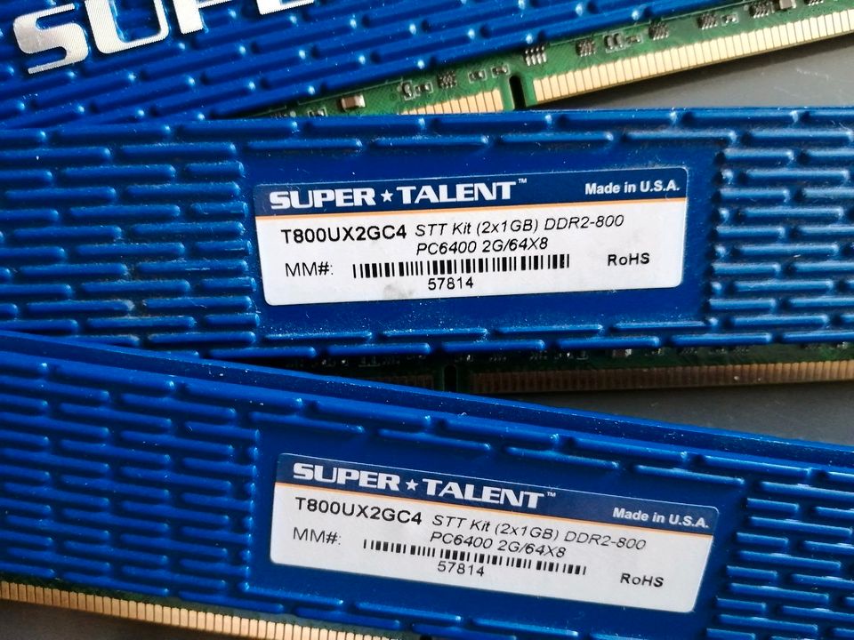 Super Talent DDR2-800 RAM 4GB in Verden