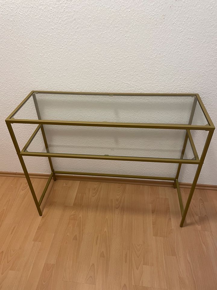 Regal Sideboard Gold Glasscheibe in Leipzig