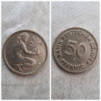 50 Pfennig Deutscher Länder 1949 F West - Schwanheim Vorschau