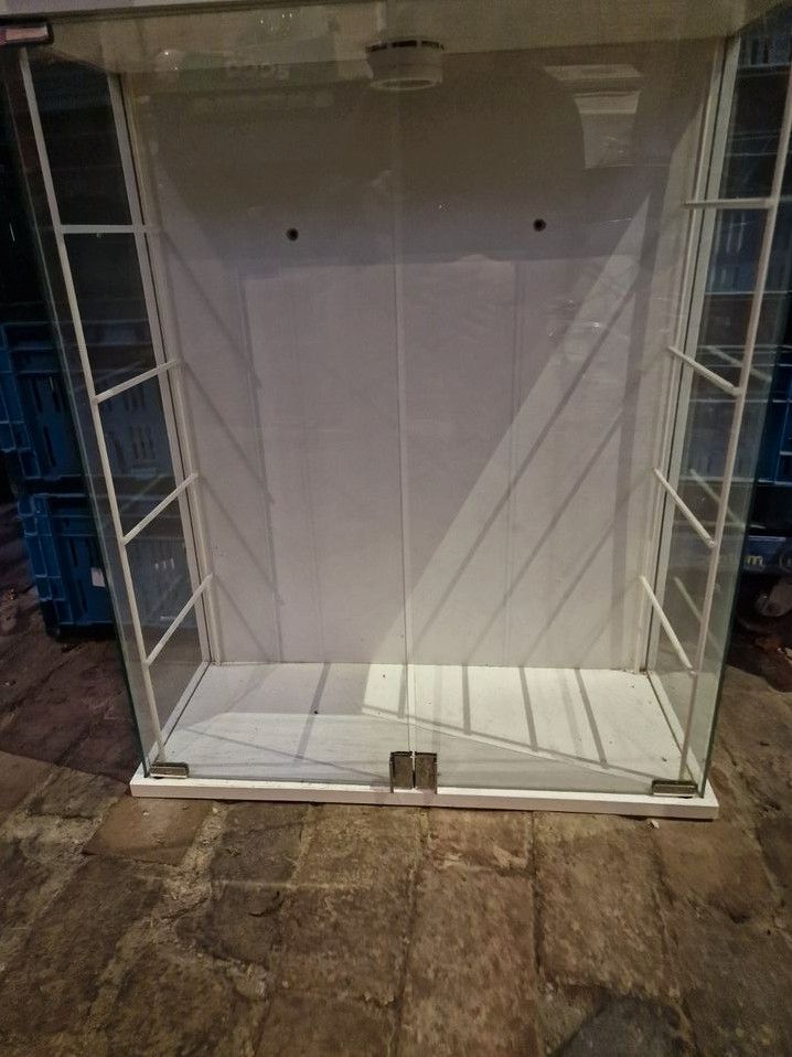 Vitrine Wandvitrine mit 3 Glasböden  Hängeschrank  Gebraucht in Dollart