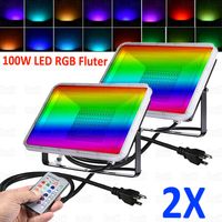 2 x 100W RGB LED Fluter Außen Farbig Strahler mit Fernbedienung D Sachsen - Zwickau Vorschau