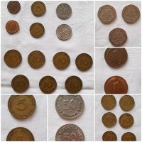 Alte Münzen, 1, 5, 10, 50 Pfennig, ab 1949, 20 Pence Sachsen - Dommitzsch Vorschau