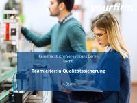 Teamleiter:in Qualitätssicherung | Berlin Berlin - Charlottenburg Vorschau