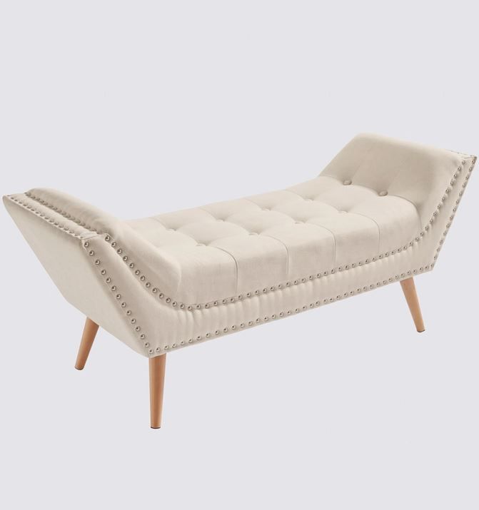 Bank Sitzbank Chesterfield Knöpfheftung Okra Beige statt 249€ in Bremen