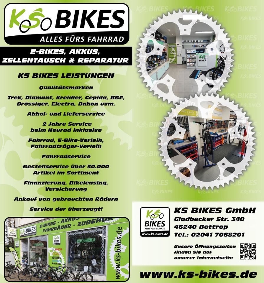 E-BIKE AKKU ZELLENTAUSCH REPARATUR BOSCH BIONX PANASONIC U.V.M. in Bottrop