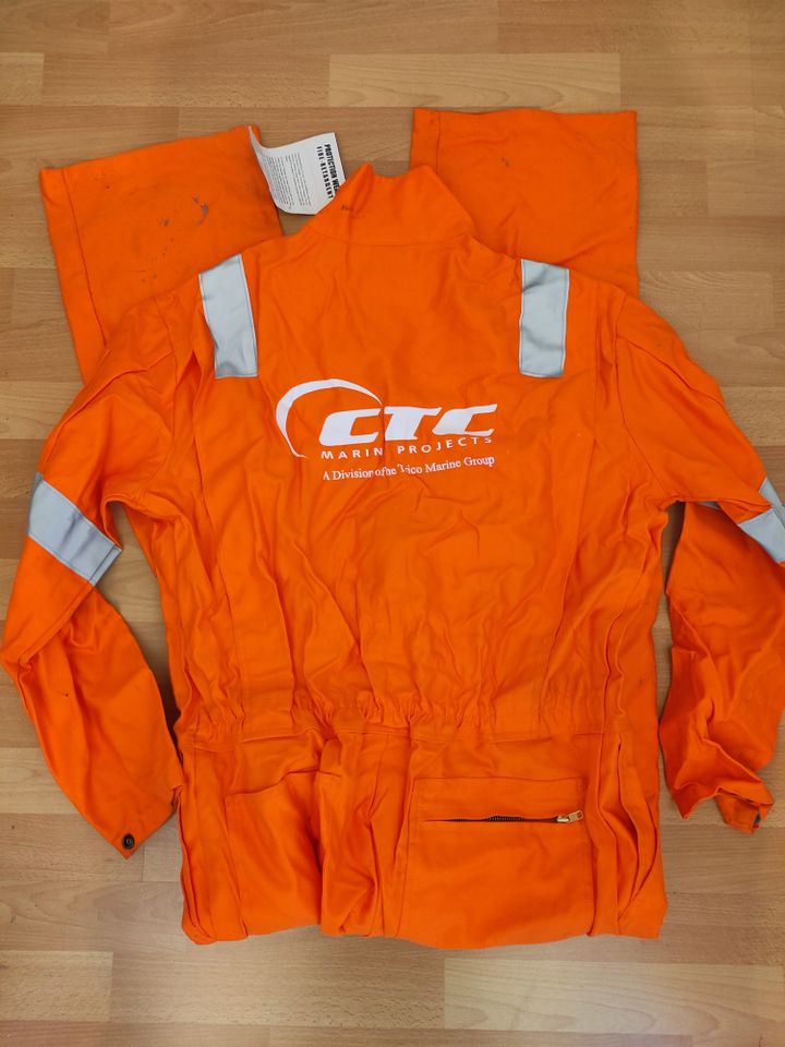 Overall Arbeitsanzug feuerfest Orange Gr. L XL Pioner in Mainz