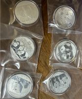 6 x 1oz Silber China Panda - 10 Yuan Münze Niedersachsen - Langenhagen Vorschau