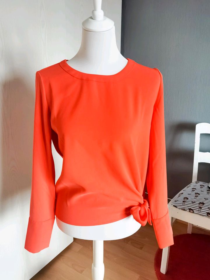 Opus Bluse Orange Langarm 36 in Flensburg