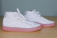 Adidas Sleek Mid Diva - Weiß mit pinker Sohle - Gr. 38 2/3 Hessen - Hünfeld Vorschau