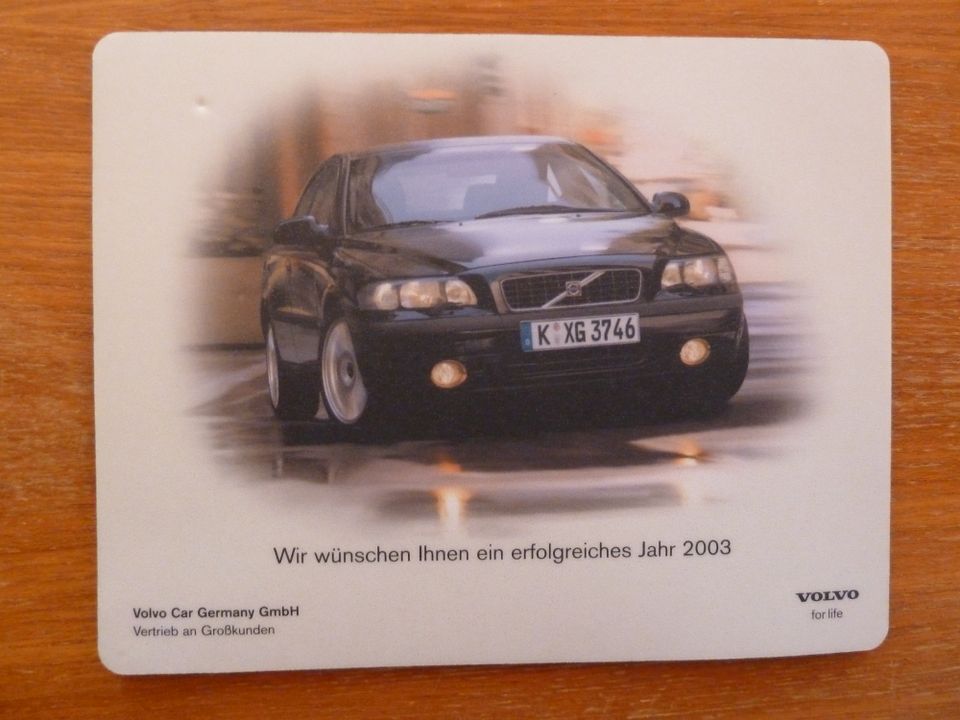 Volvo V 50 und S 60: Mouse Pad Unterlage Untersetzer Werbung in Ritterhude