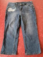 wie neu: 7/8 Damen Jeans mit aufwändiger Stickerei und Strass- Dresden - Trachau Vorschau