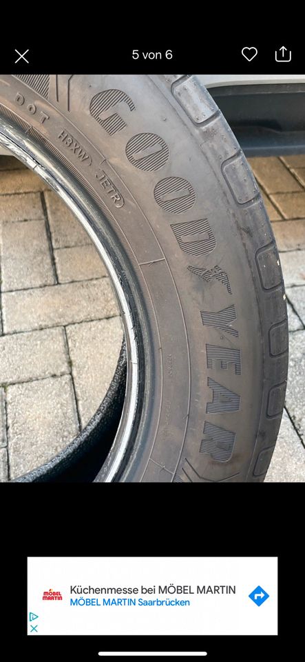 Goodyear sommerreifenEfficient Grip ohne Felgen in Saarbrücken