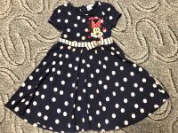 Blaues Mini Kleid Disney mit Schleife Gr 128 ~Top Sachsen-Anhalt - Eisleben Vorschau