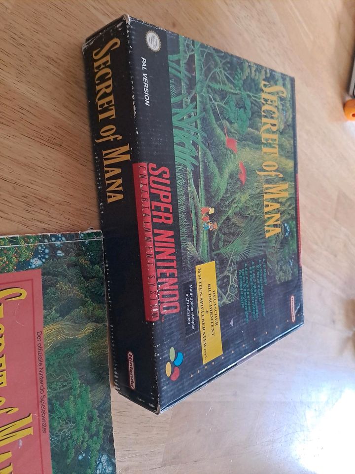 Secret of Mana SNES  Big Box PAL Version in Binau