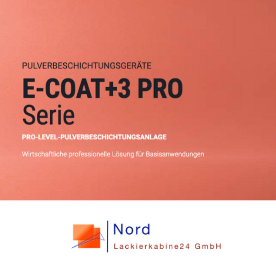 E-Coat+3 Pro B Kit. Pulverbeschichtungsgerät. in Dinklage