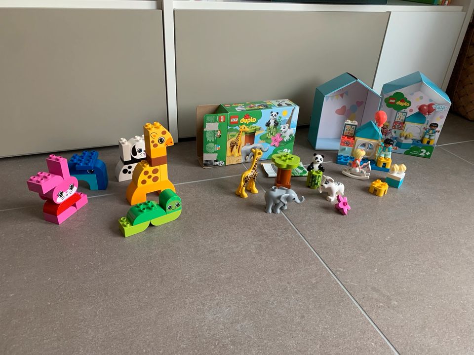 3 LEGO DUPLO Sets Spielzimmer Tierkinder Lustige Tiere Spielbox in Frankfurt am Main