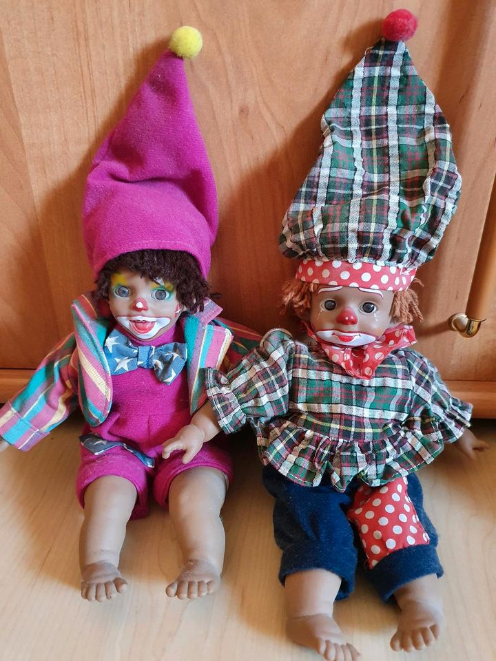 Puppen Clown Sammlung ca. 30 Stk. in Kyritz