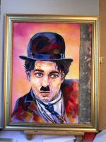 Charlie Chaplin Gemälde Bild Kunst Häfen - Bremerhaven Vorschau