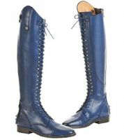 Laval Reitstiefel %% Lederreitstiefel UVP 269.-  unser Preis 189.-€ Poloschnürung in blau von Busse hochwertiiges Leder, Gr. 36,37,38,39,40,41,42,43 Reitstiefel Neuware in vielen Höhen + Weiten Nordrhein-Westfalen - Kempen Vorschau