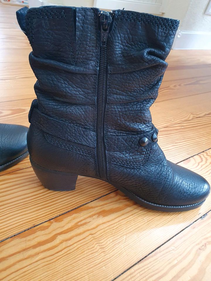 Stiefel, Stiefelette, Schuh, schwarz, Leder, Kennel & Schmenger in Sinzig