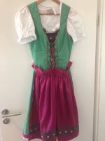 Landhaus Dirndl pink grün Gr. S 36/38 Tracht mit Bluse u Schürze Rheinland-Pfalz - Wörrstadt Vorschau