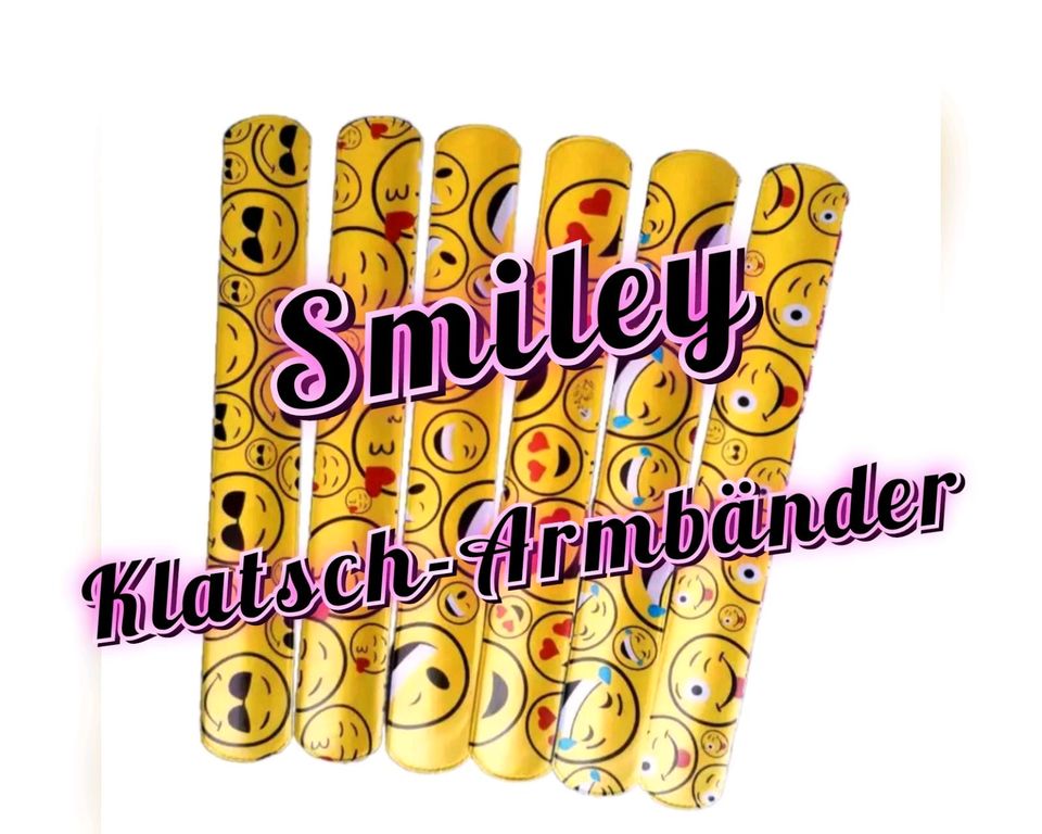 Smiley Schnapparmband 0,48€ ⭐️ dapinki Mitgebsel Kindergeburtstag in Hamburg