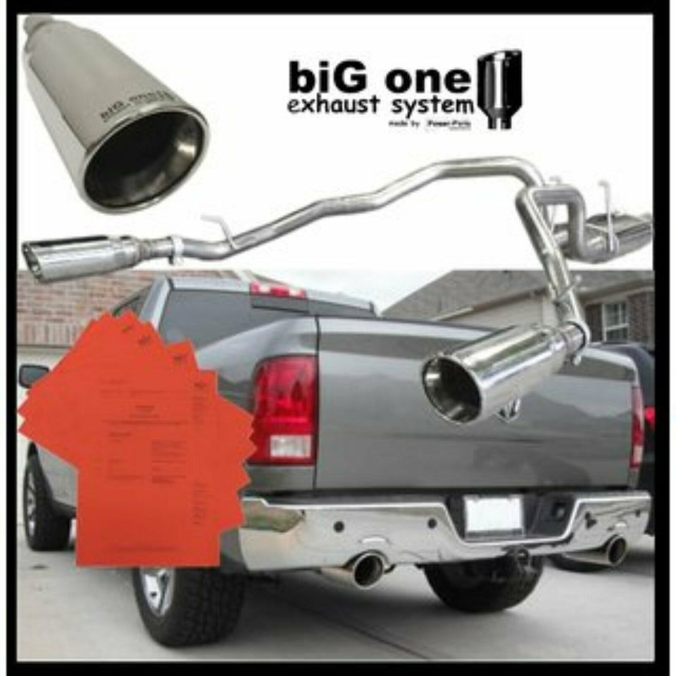 Auspuffanlage "BIG ONE" Polished RAM 1500 Bj:09-18 5,7L HEMI in Gotha