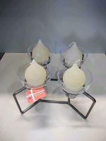 Kunstschmiede Leuchter mit 4 Glasschalen für 4 Kerzen/Teelichter Schleswig-Holstein - Owschlag Vorschau