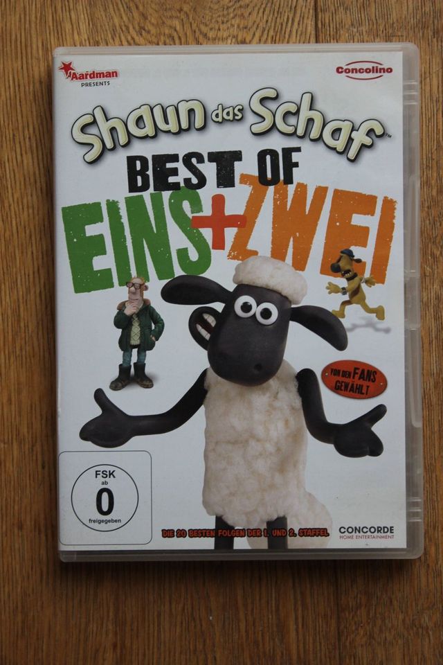 Shaun das Schaf Best of Eins+Zwei, DVD für Kinder in Michelbach an der Bilz