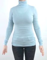 Hess Natur Bluse Top Shirt Damen Gr.36 mit Rollkragen Blau Brandenburg - Frankfurt (Oder) Vorschau