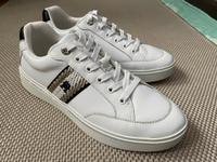 Tommy Hilfiger Sneaker Weiß mit Gold/Dunkelblau Applikation Gr.39 Baden-Württemberg - Wiesloch Vorschau