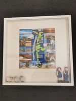 Sylt Bild Collage Kunst holzgerahmt hinter Glas 52x52 Nordrhein-Westfalen - Willich Vorschau