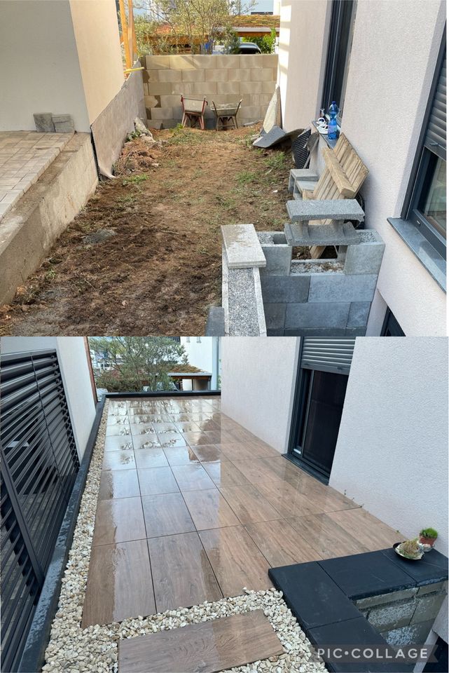 Garten Gartenarbeit Terrasse Pflaster Zaun!!! in Neckarsulm