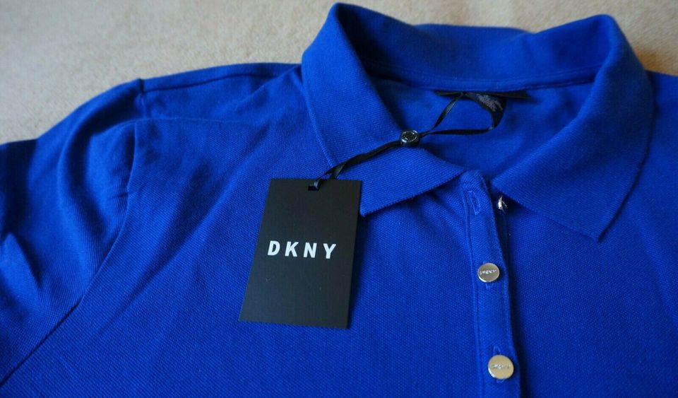 DKNY Donna Karan Polo Shirt XL Royal Blau 1A-Zustand P/V 1,95€ in Ludwigshafen