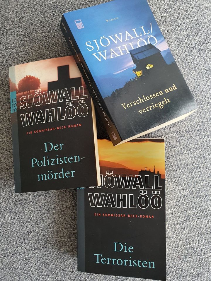 Buchpaket: 3 Sjöwall+Wahlöö-Bücher Band 8 + 9 + 10 der Beck-Reihe in Stuttgart