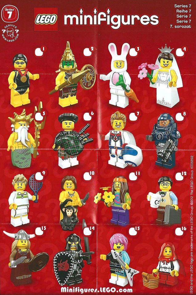 Lego 8831 Minifiguren Serie 7, neu, Auswahl in Berglern