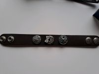 Lederarmband mit Chunks Schmuck Anhängern Niedersachsen - Langenhagen Vorschau