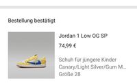 Jordan 1 Retro Low OG SP Travis Scott Canary EU28/ US11C Baden-Württemberg - Möglingen  Vorschau