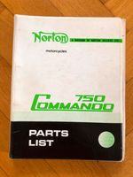 Norton Commando 750 Ersatzteilliste im original Ordner Neuhausen-Nymphenburg - Neuhausen Vorschau