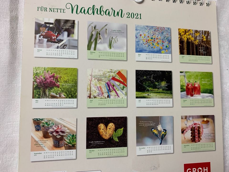 Toller Foto Kalender mit Sprüchen / Nachbarn in Hüllhorst