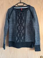 Pullover Strick der Marke QS by sOliver in schwarz/grau Gr. M Sachsen - Schneeberg Vorschau