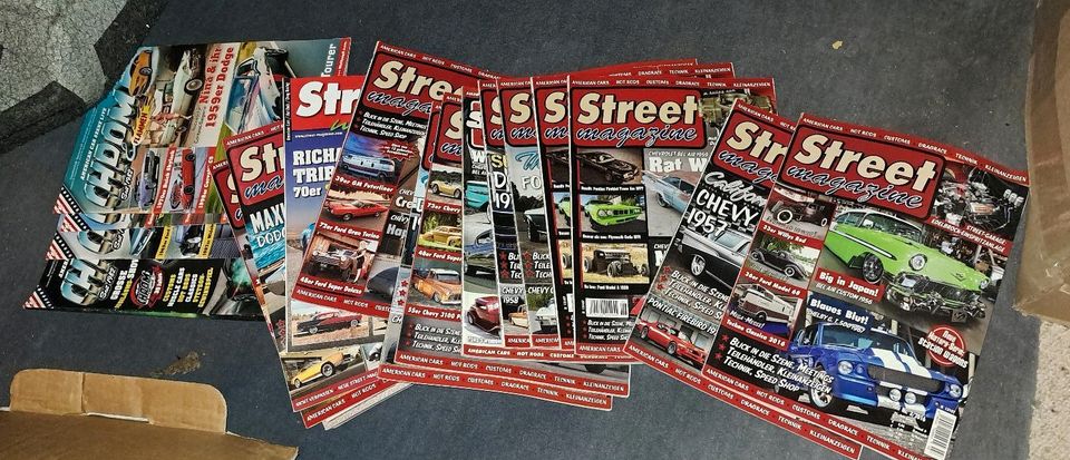 STREET magazine, CHROM Auto Car Zeitschriften in Hinte