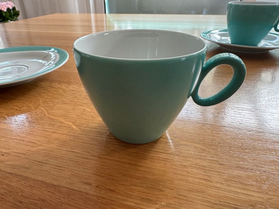 Seltmann Weiden Trio mintgrün Kaffeetasse mit Untertasse in Norderstedt