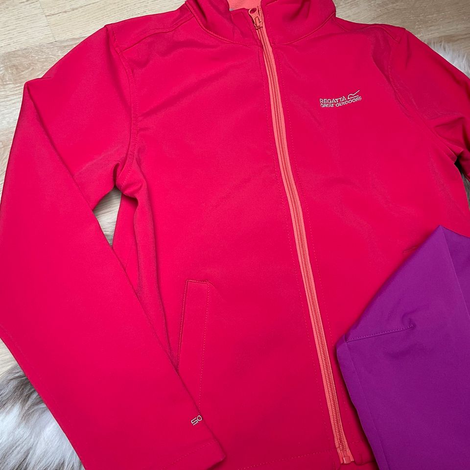 Softshelljacke Outdoor Zwillinge Icepeak Regatta pink lila Gr 152 in Frankfurt am Main